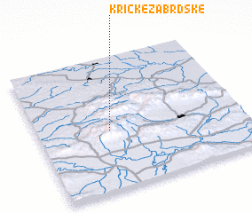 3d view of Kričke Zabrdske