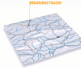 3d view of Brđani Bastajski