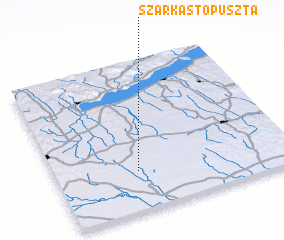 3d view of Szarkástópuszta