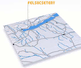 3d view of Felsőcsetény