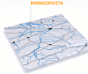 3d view of Bormászpuszta