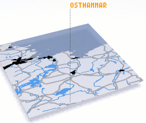 3d view of Östhammar