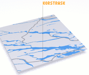 3d view of Korsträsk