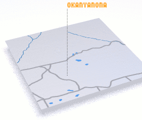 3d view of Okanyanona