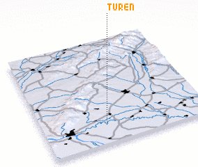 3d view of Tureň