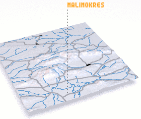 3d view of Mali Mokreš