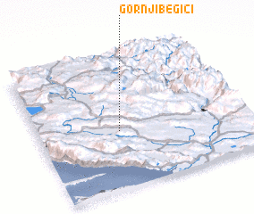 3d view of Gornji Begići