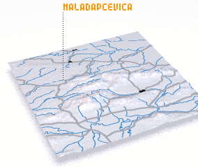 3d view of Mala Dapčevica