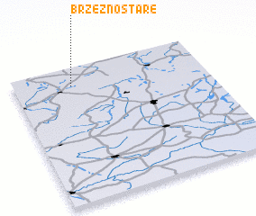3d view of Brzeźno Stare