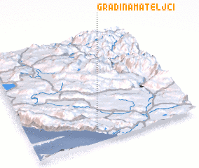 3d view of Gradina Mateljci