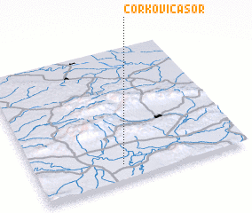 3d view of Corkovića Šor