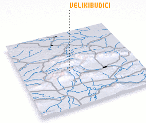 3d view of Veliki Budići