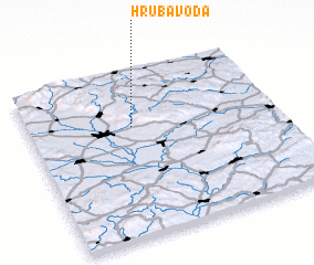 3d view of Hrubá Voda