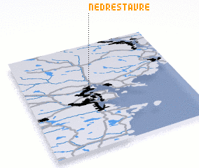 3d view of Nedre Stavre