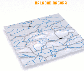 3d view of Mala Babina Gora