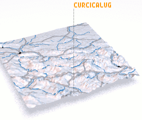 3d view of Ćurčića Lug