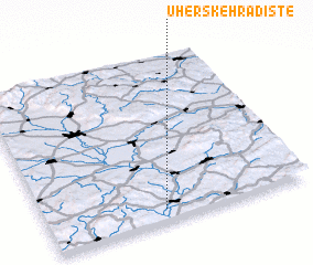 3d view of Uherské Hradiště