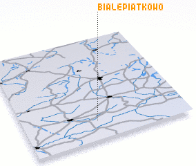 3d view of Białe Piątkowo