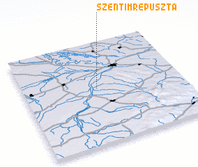 3d view of Szentimrepuszta