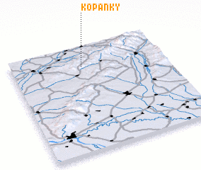 3d view of Kopánky