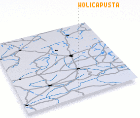 3d view of Wolica Pusta