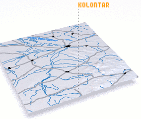 3d view of Kolontár