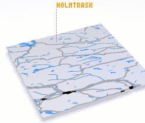 3d view of Holmträsk