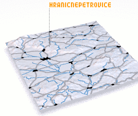 3d view of Hraničné Petrovice