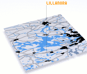 3d view of Lilla Nora