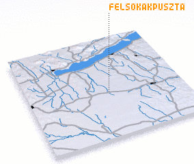 3d view of Felsőkakpuszta