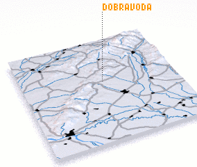 3d view of Dobrá Voda