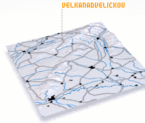 3d view of Velká nad Veličkou