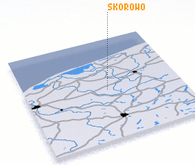 3d view of Skórowo