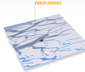 3d view of Faksfjorden