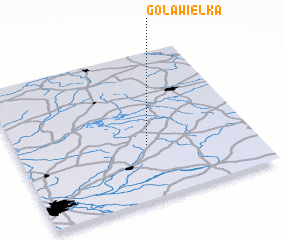 3d view of Gola Wielka