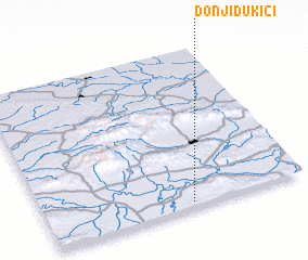 3d view of Donji Ðukići