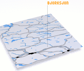 3d view of Björksjön