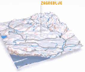 3d view of Zagreblje