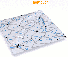 3d view of Nový Dvor