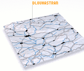 3d view of Dlouhá Stráň