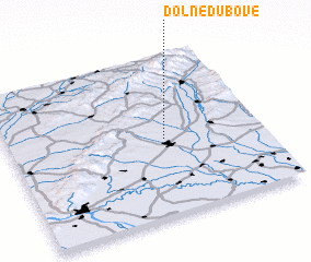 3d view of Dolné Dubové