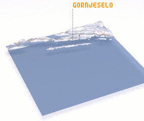 3d view of Gornje Selo