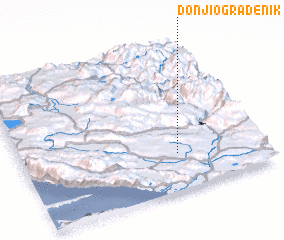 3d view of Donji Ograđenik