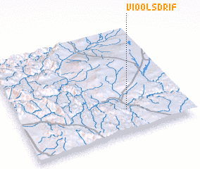 3d view of Vioolsdrif