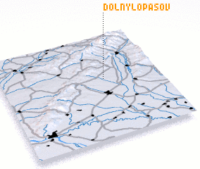 3d view of Dolný Lopašov