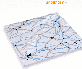 3d view of Jeruzalém