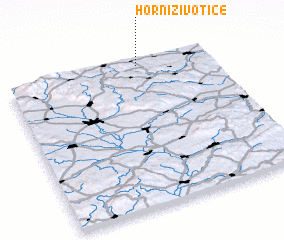 3d view of Horní Životice