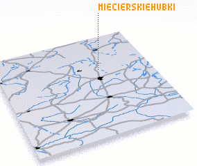 3d view of Mięcierskie Hubki