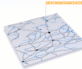 3d view of Grochowiska Księże