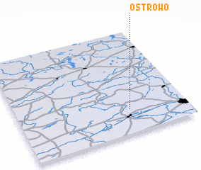 3d view of Ostrowo